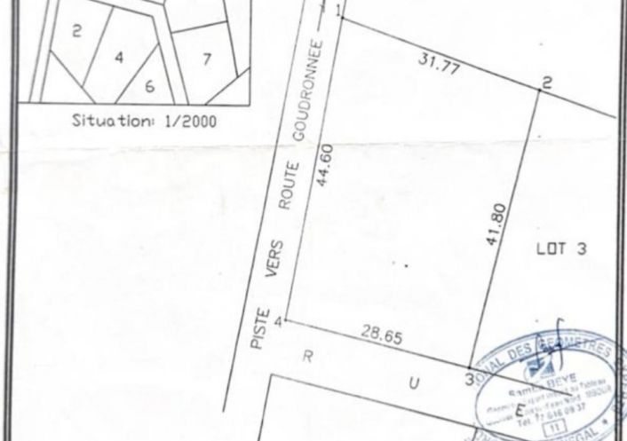 à vendre Terrain constructible Nguerigne