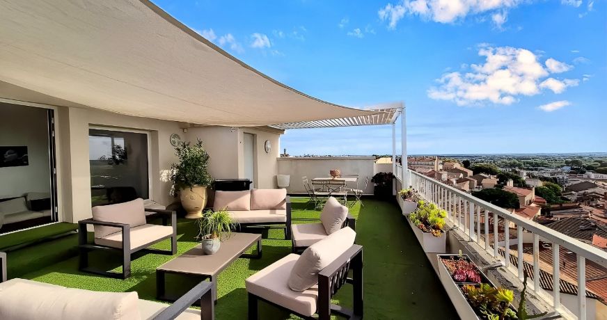 vente Appartement terrasse Beziers