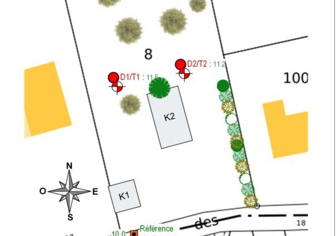 vente Terrain Salins