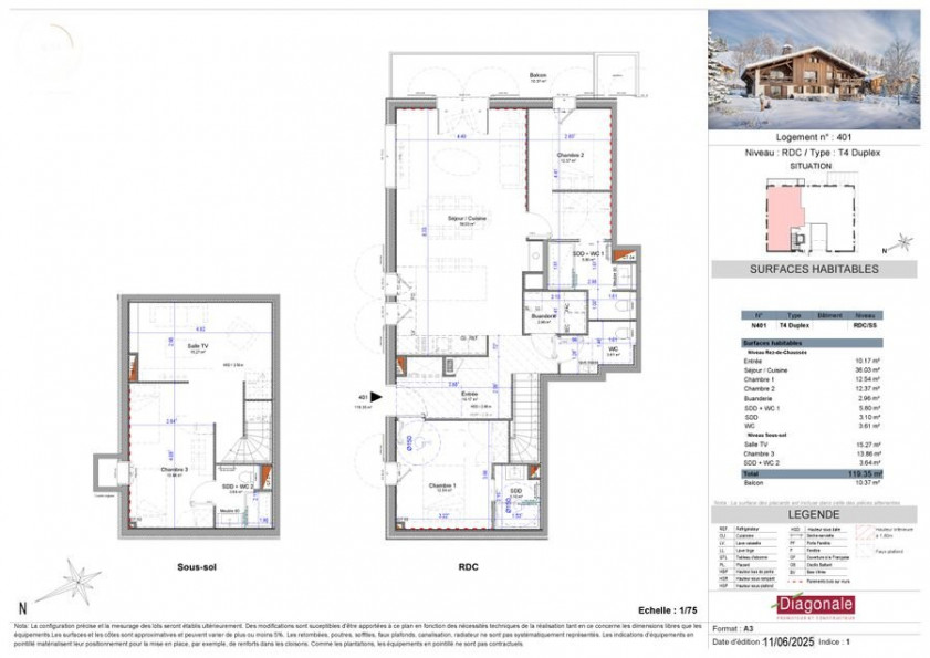 vente Appartement neuf Demi Quartier - Photo 2