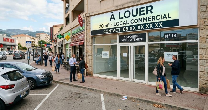 vente Local commercial Ajaccio