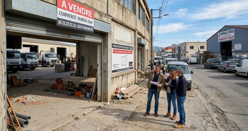 vente Local commercial Ajaccio