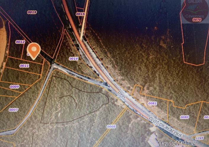 à vendre Terrain boisé – forêt Combas