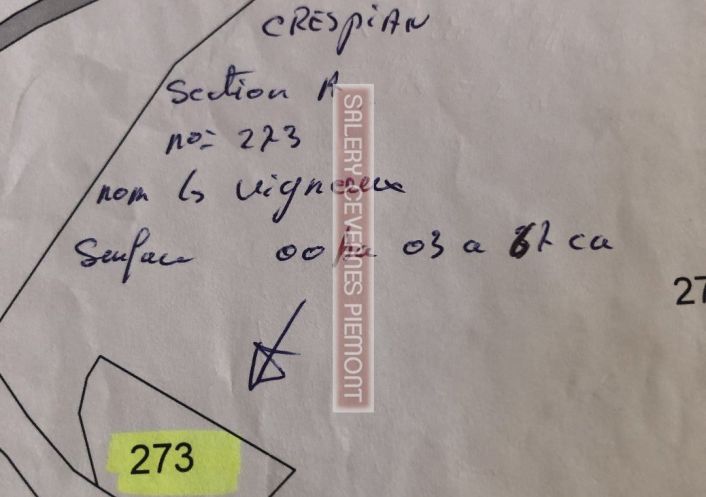 à vendre Terrain boisé – forêt Crespian