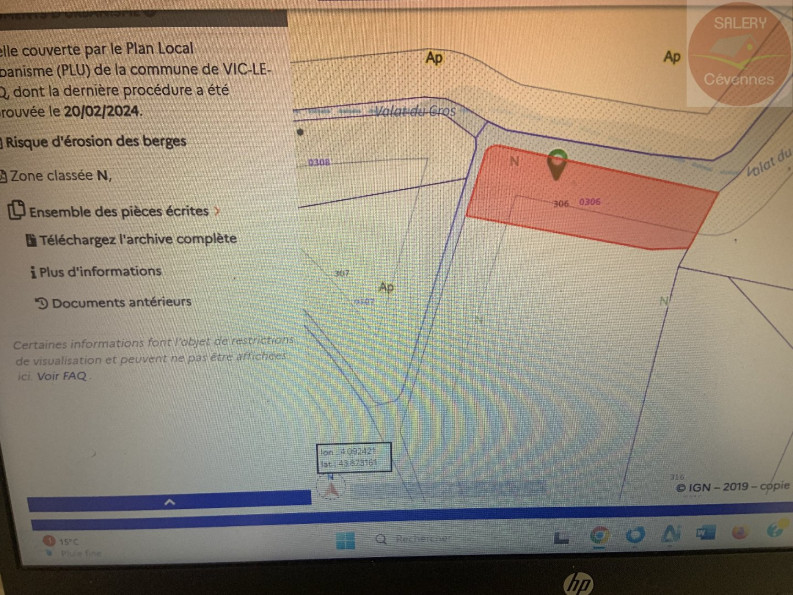 vente Terrain de loisir Vic Le Fesq - Photo 2