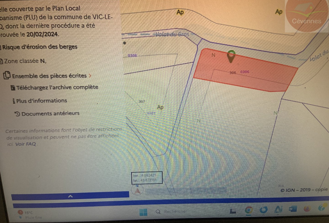 vente Terrain de loisir Vic Le Fesq - Photo 2