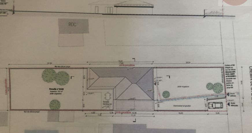 vente Terrain constructible Lezan