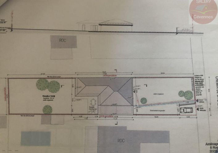 à vendre Terrain constructible Lezan