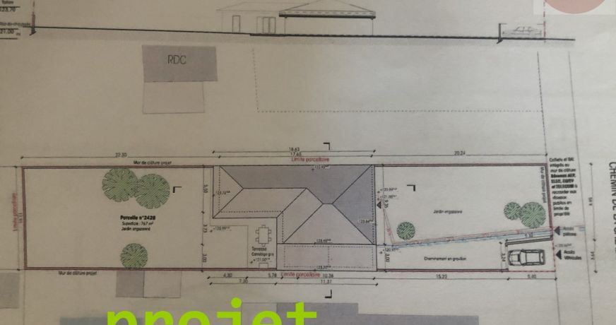 vente Terrain constructible Lezan
