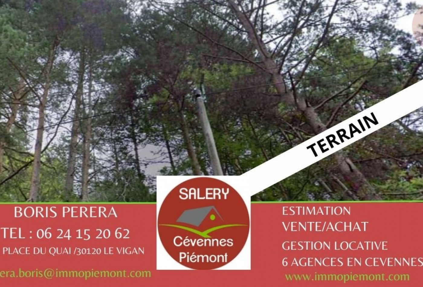 vente Terrain Saint Sauveur Camprieu - Photo 1