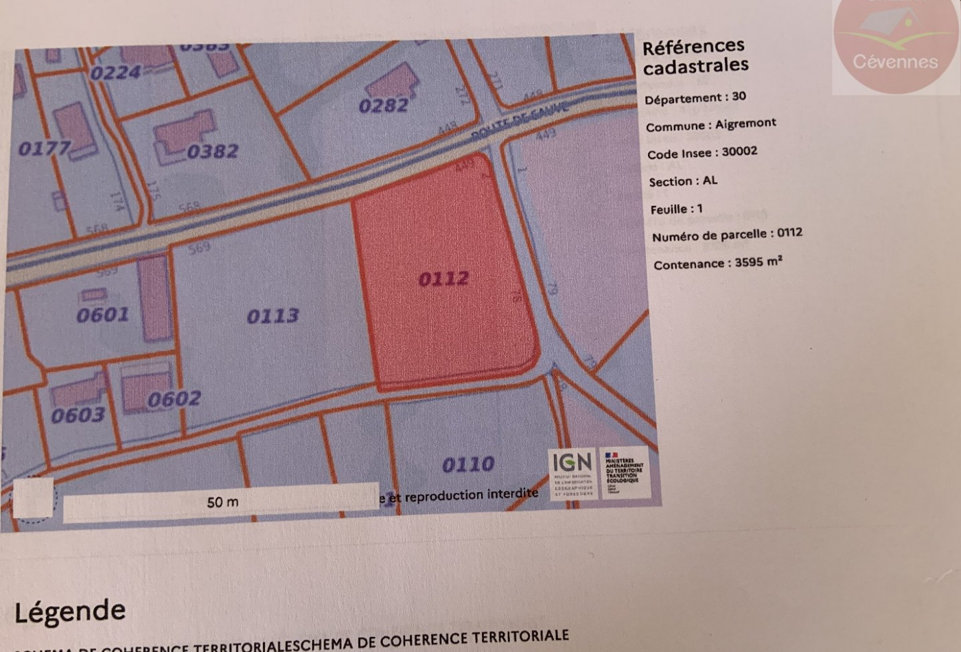 vente Terrain constructible Aigremont - Photo 4