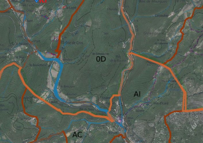à vendre Terrain boisé – forêt Cros