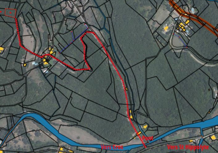 à vendre Terrain boisé – forêt Cros