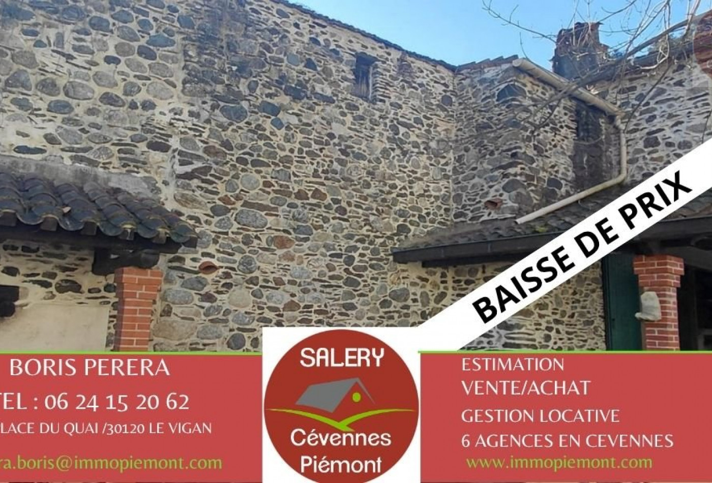 vente Maison Saint Andre De Majencoules - Photo 1