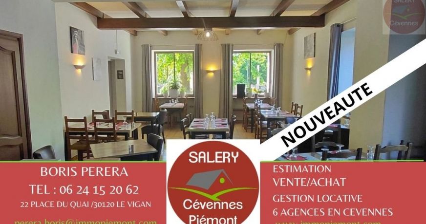 vente Café hotel restaurant Le Vigan