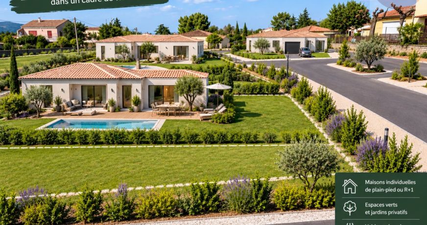 vente Terrain constructible Lezan