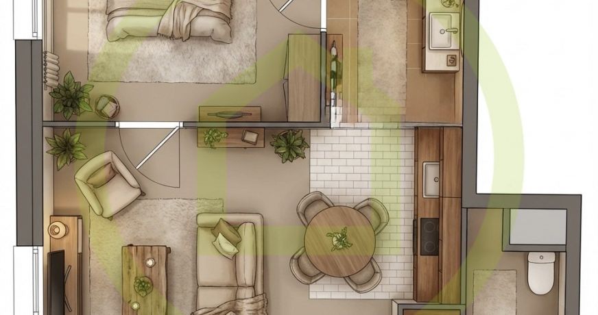 vente Appartement en rez de jardin Perenchies