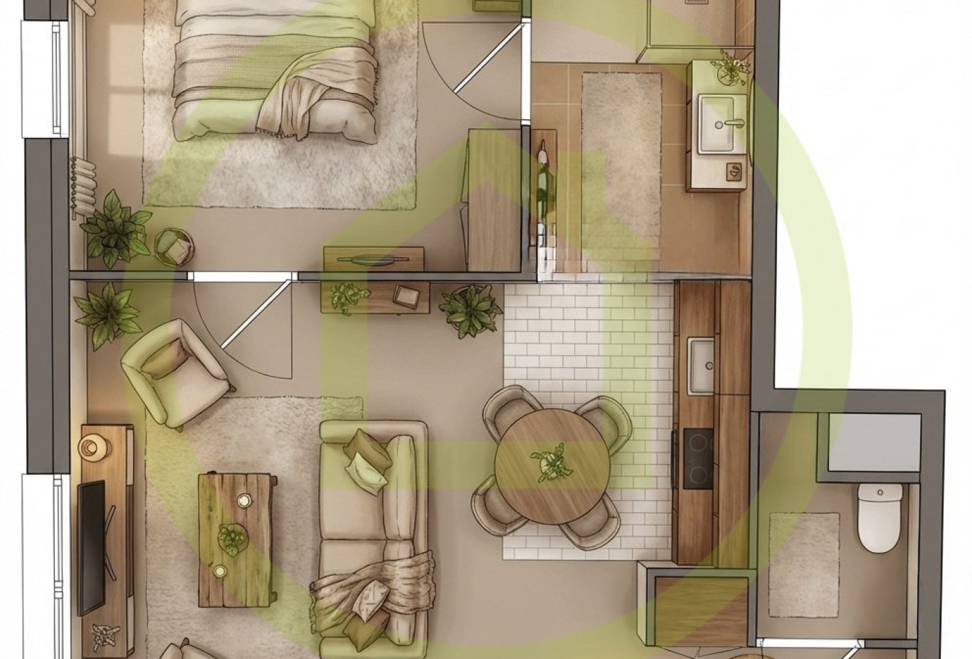 vente Appartement en rez de jardin Perenchies - Photo 2