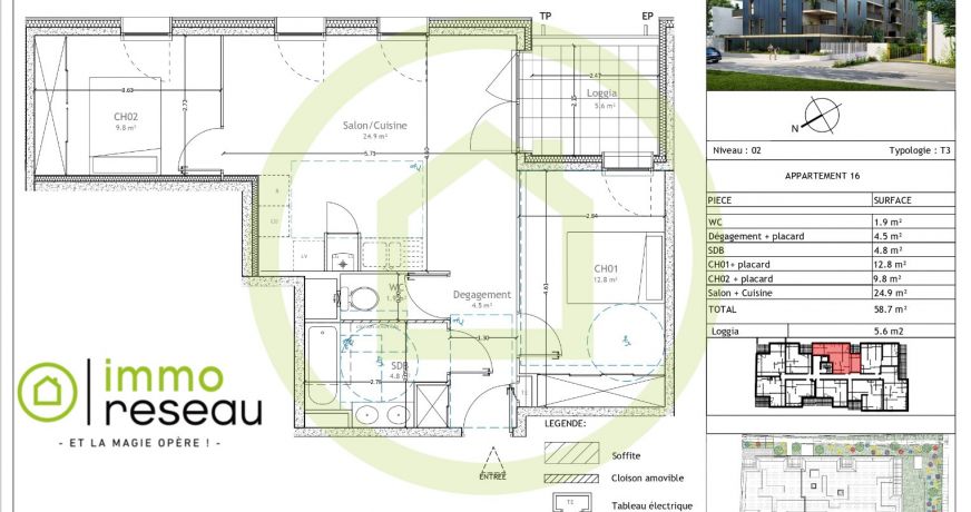 vente Appartement Lattes