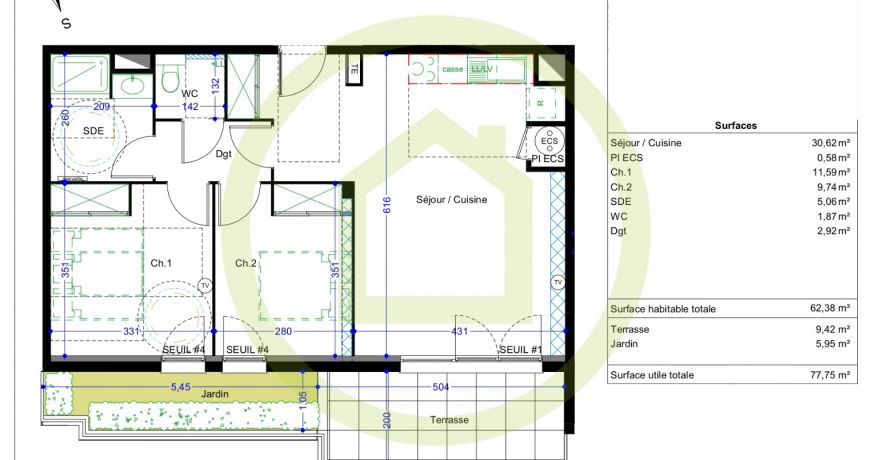 vente Appartement Vic La Gardiole