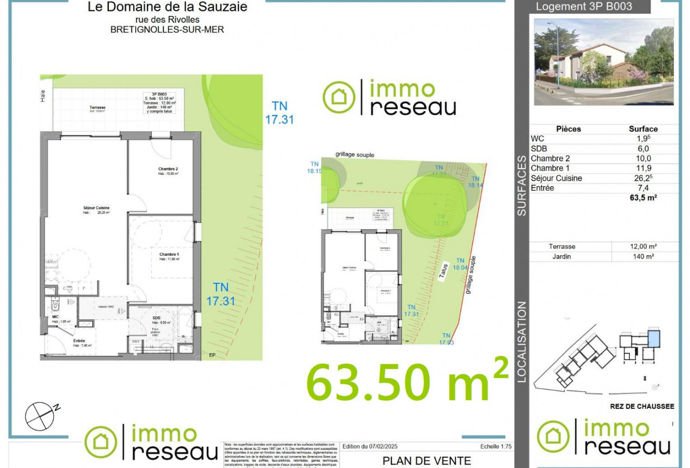 vente Appartement en frais réduits Bretignolles Sur Mer - Photo 5