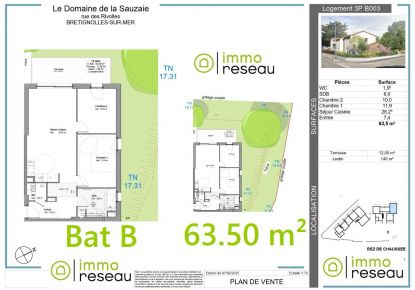 vente Appartement en frais réduits Bretignolles Sur Mer