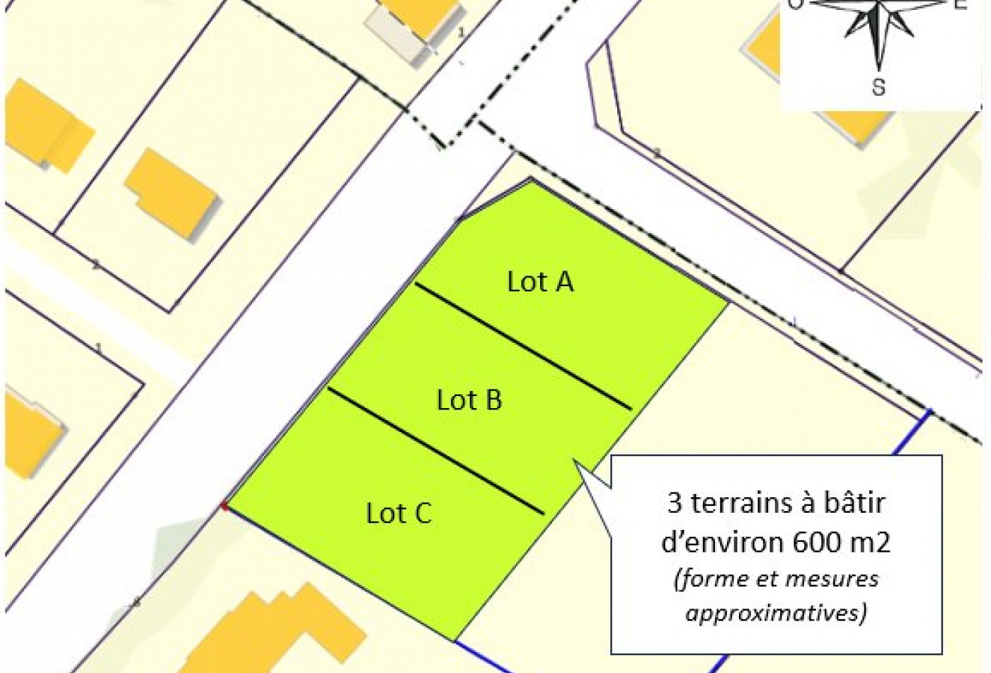 vente Terrain Guilliers - Photo 1