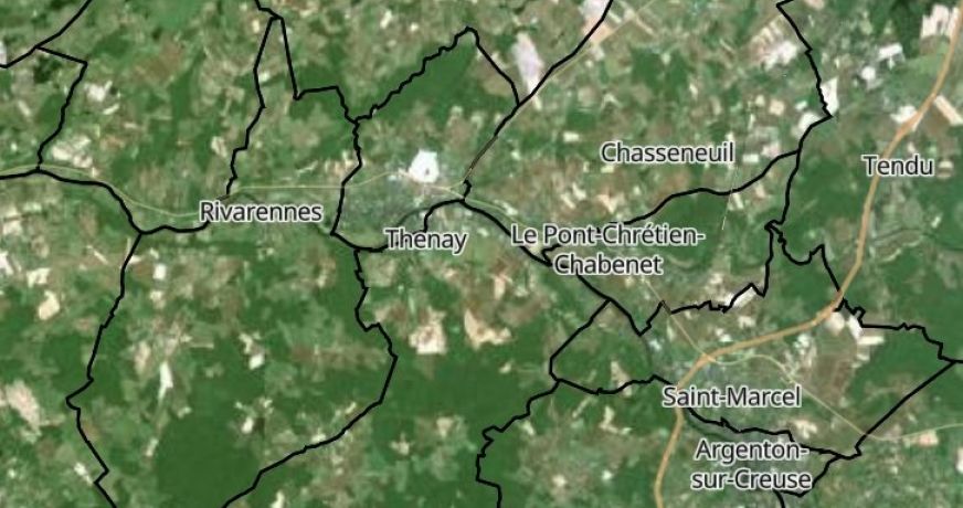 vente Terrain Thenay