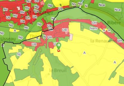 vente Terrain Thenay