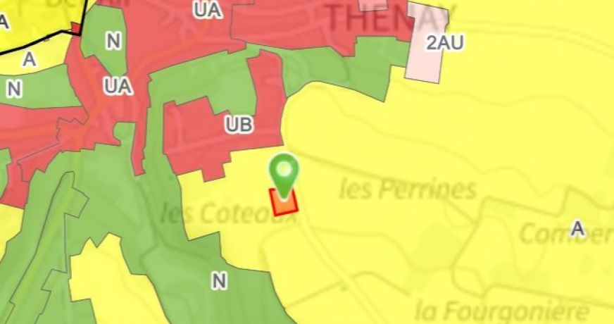 vente Terrain Thenay