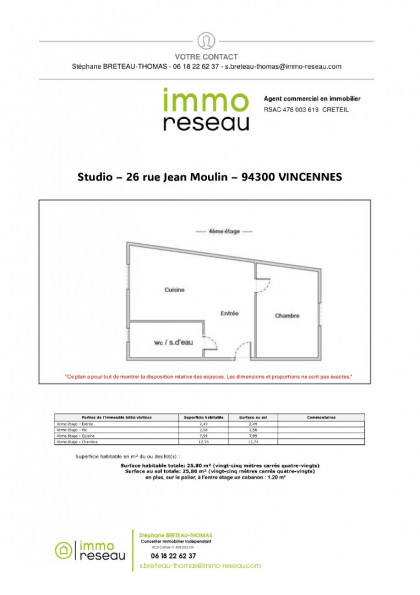 vente Studio Vincennes - Photo 9