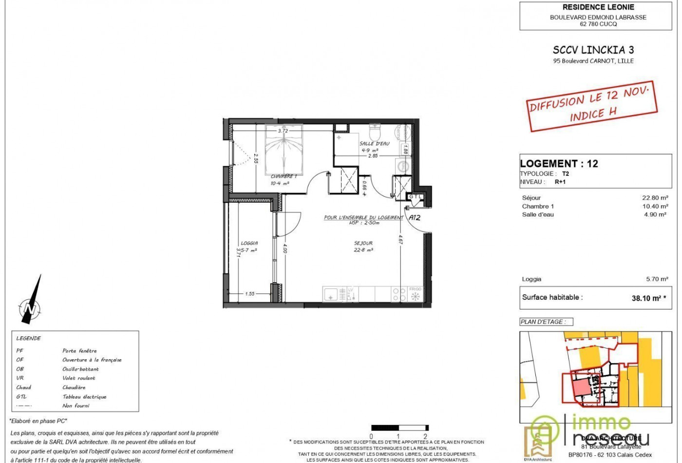 vente Appartement en frais réduits Cucq - Photo 2