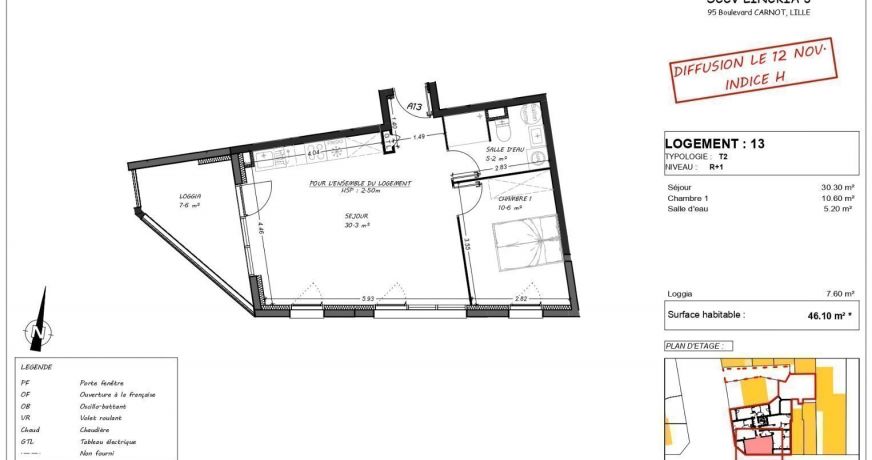vente Appartement en frais réduits Cucq