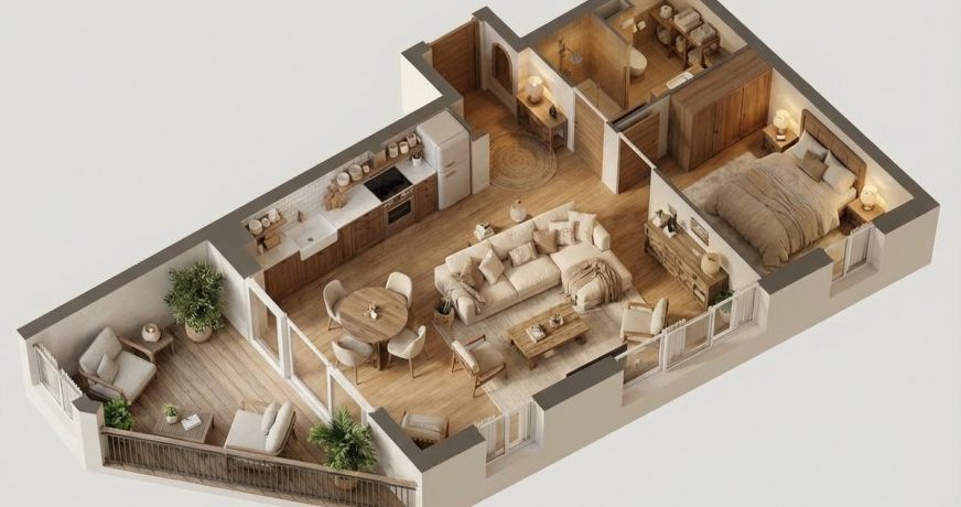 vente Appartement en frais réduits Cucq