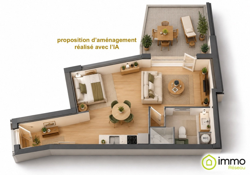 vente Appartement en frais réduits Cucq - Photo 2