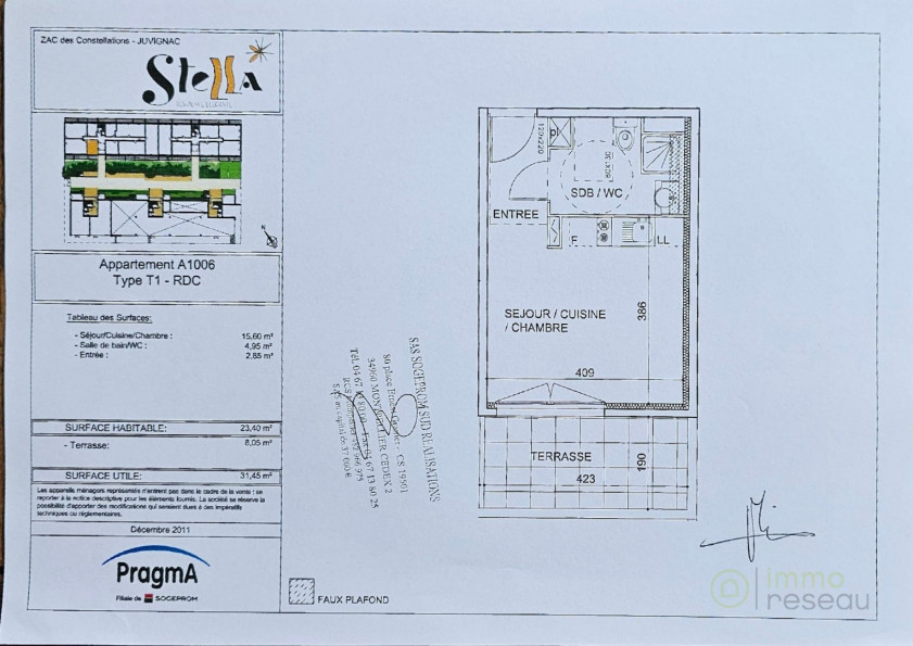 vente Studio Juvignac - Photo 6
