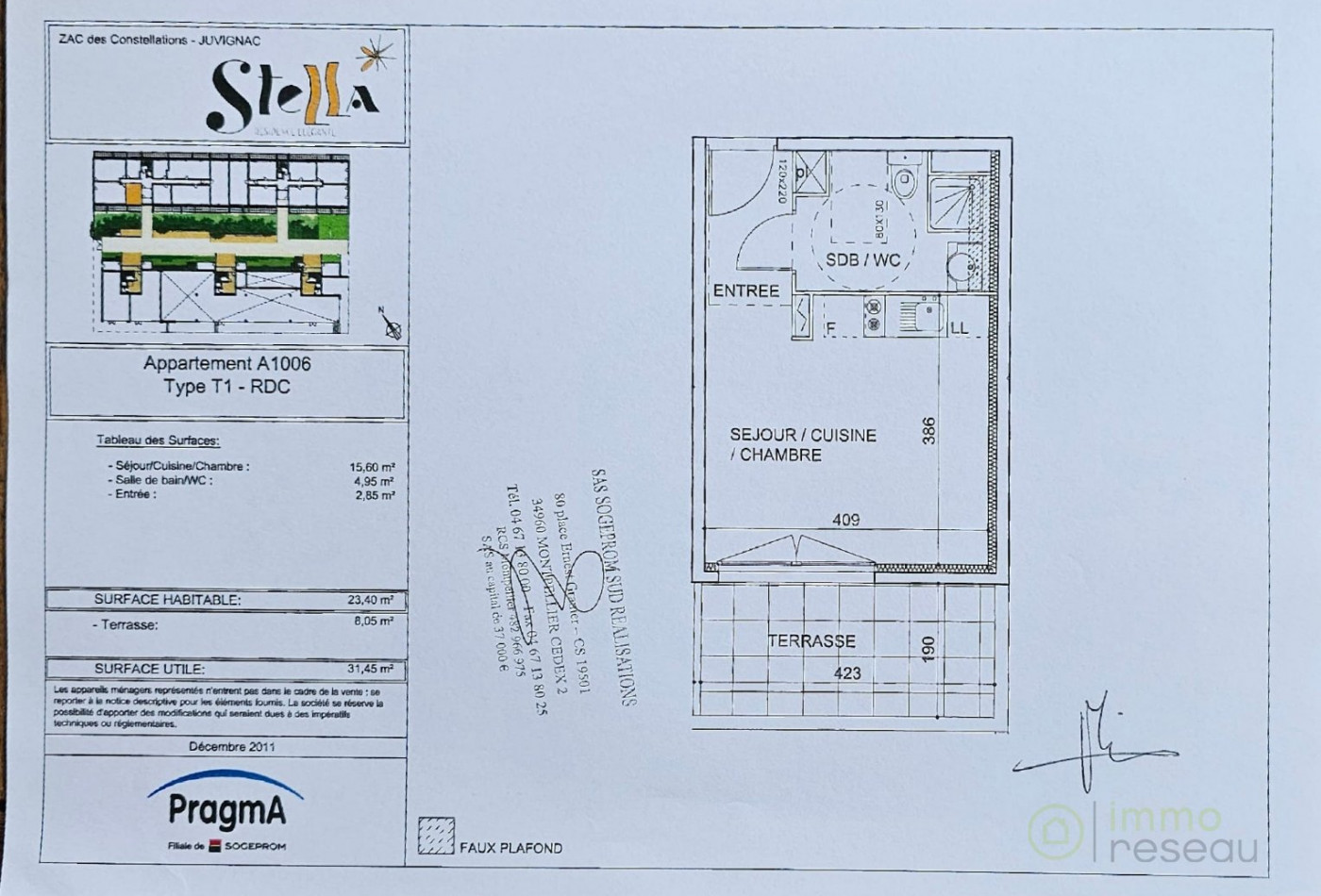 vente Studio Juvignac - Photo 6
