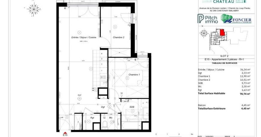 vente Appartement Chatenay Malabry