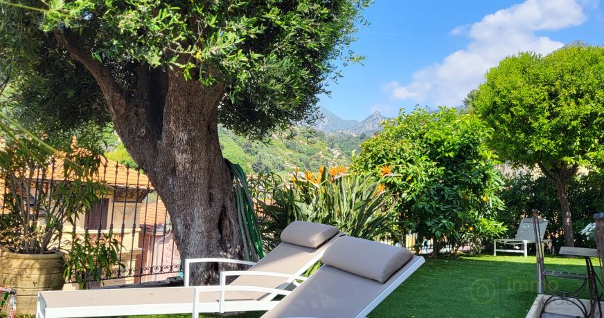 vente Appartement en rez de jardin Menton
