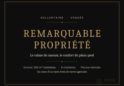 vente Pavillon Sallertaine