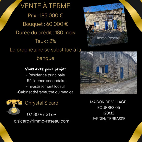 vente Maison Eourres - Photo 1