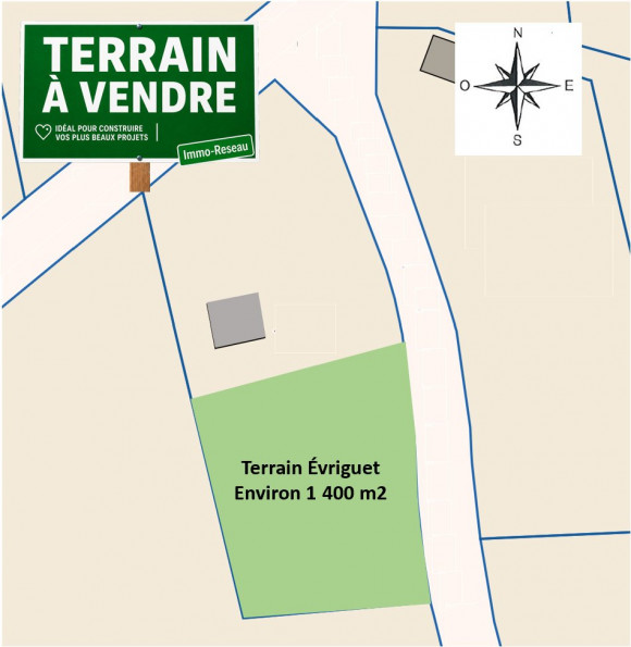 vente Terrain Evriguet - Photo 2
