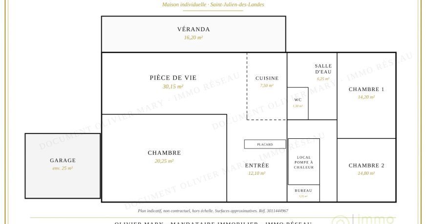 vente Maison individuelle Saint Julien Des Landes