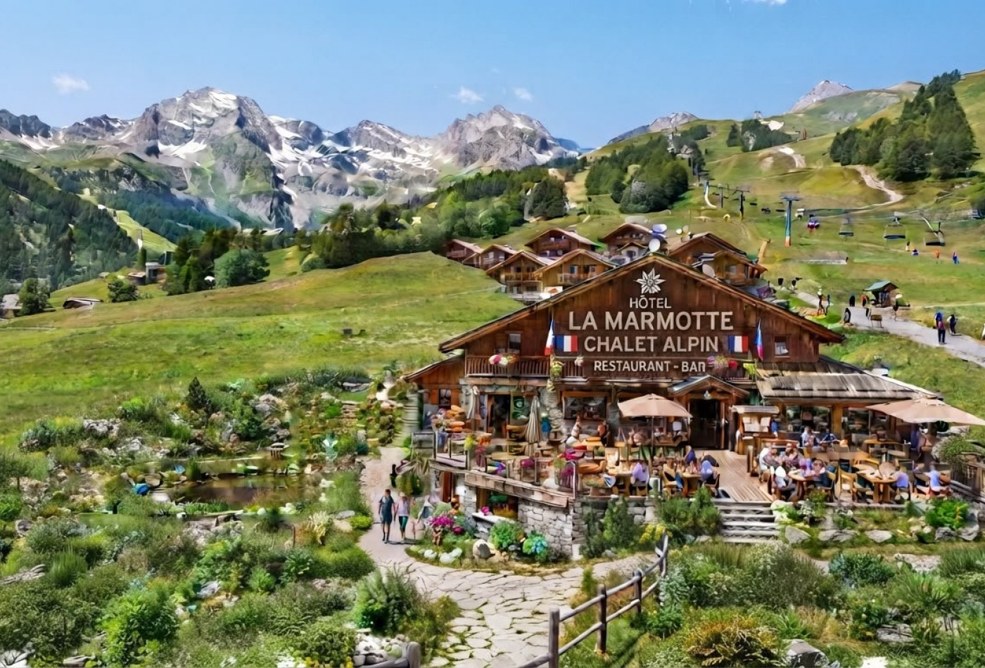 vente Hôtel restaurant La Foux D'allos - Photo 1