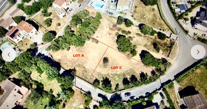 vente Terrain Corte