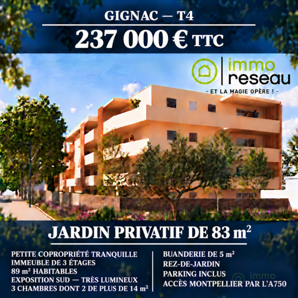 vente Appartement Gignac - Photo 1