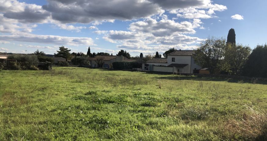 vente Terrain constructible Calvisson