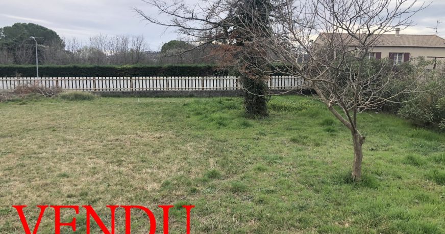 vente Terrain constructible Calvisson