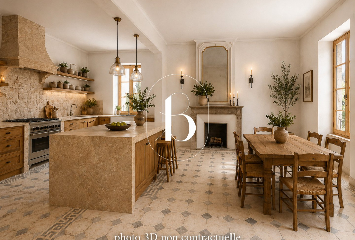 vente Maison de village Barjac - Photo 3