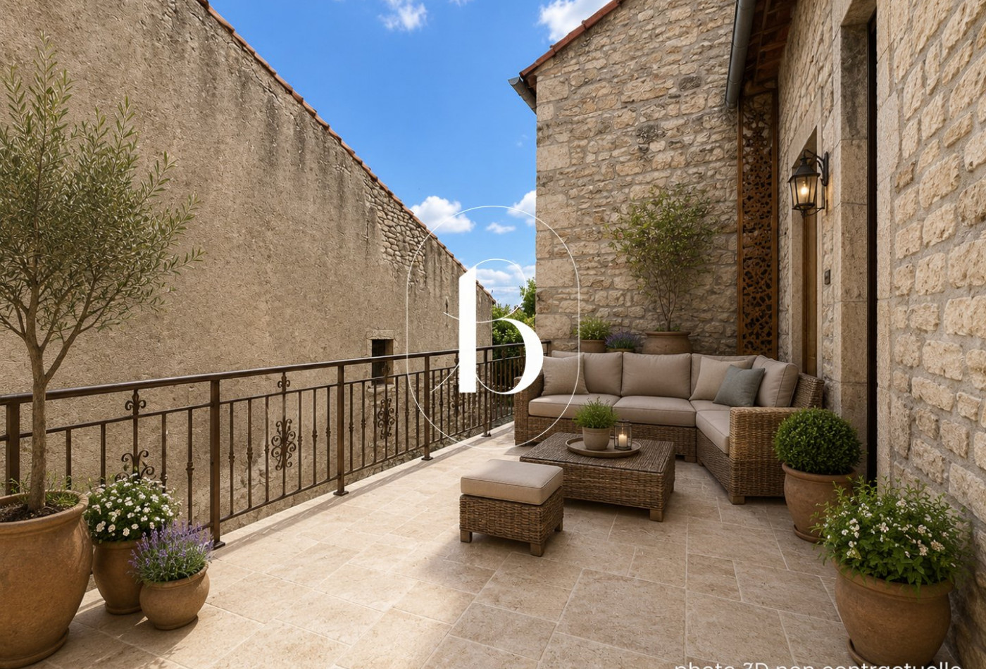 vente Maison de village Barjac - Photo 2